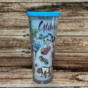 (O) Starbucks 24 oz CALIFORNIA The Golden State Venti Acrylic Cold Cup Tumbler
